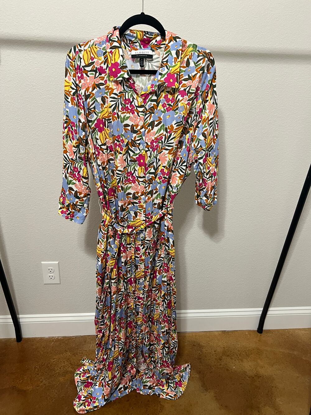 Eloquii Elements Floral Maxi Dress Size 22